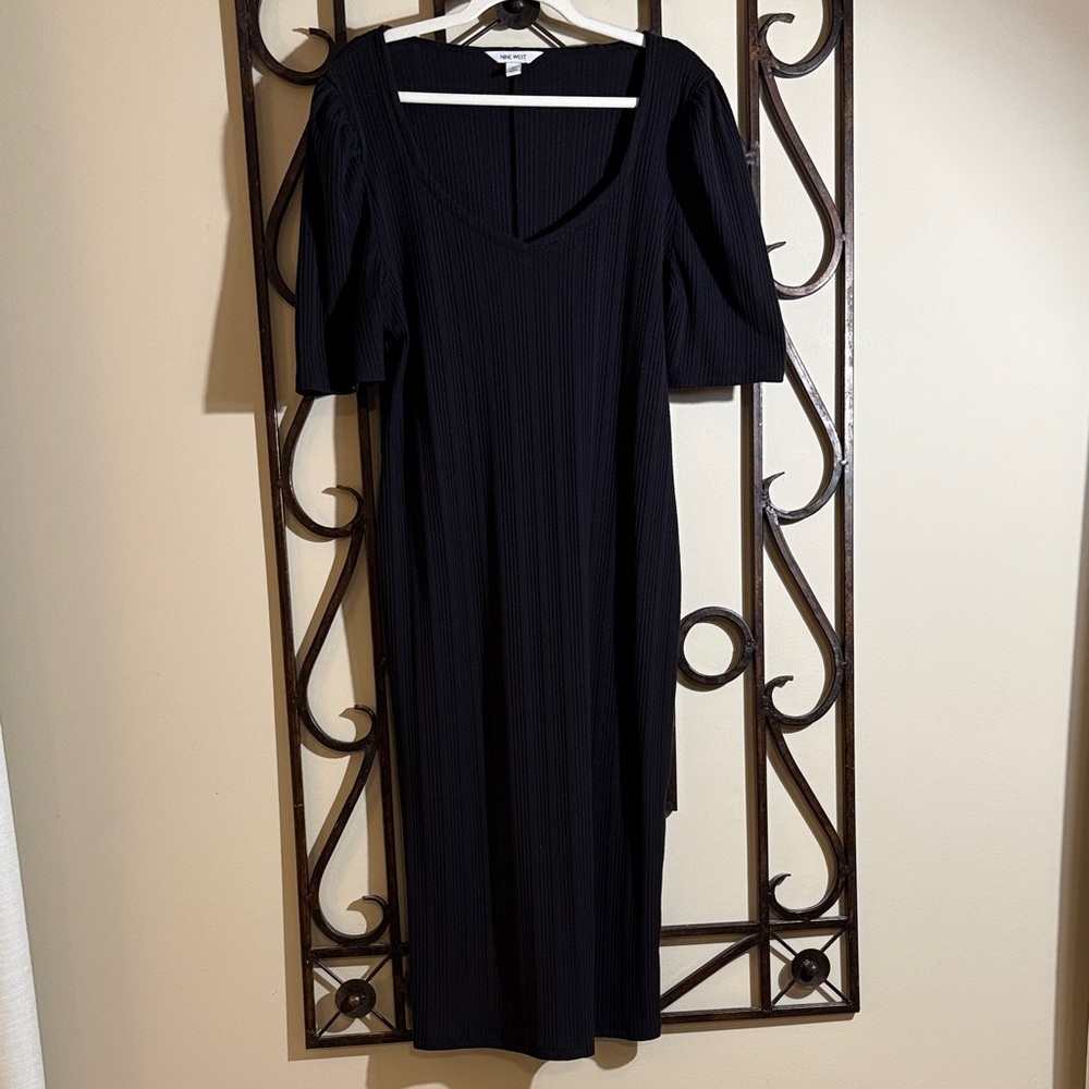 Nine West Black Midi Dress
